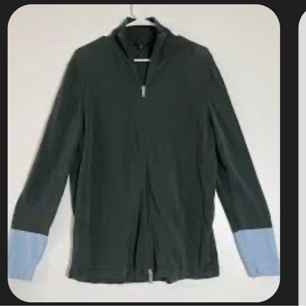 COS Dark Zip-Up Jacket